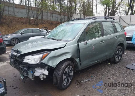 2017 Subaru Forester 2.5I из США, поврежденный, VIN JF2SJABC4HH452602